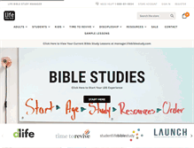 Tablet Screenshot of lifebiblestudy.com